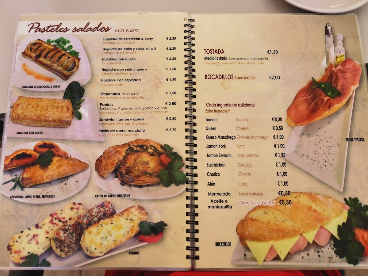 Cafetería Gourmet Menu - Image 1